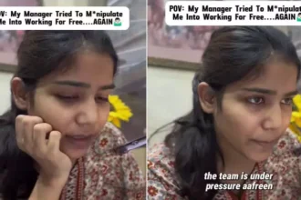 weekend-office-call-woman-employee-overtime-condition-viral-video