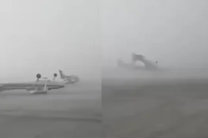 italy-forli-airport-storm-airplanes-flying-video