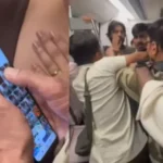 delhi-metro-cisf-jawan-girl-photo-viral-video-aiims-metro-station