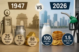 1947-price-vs-2026-petrol-milk-gold-price