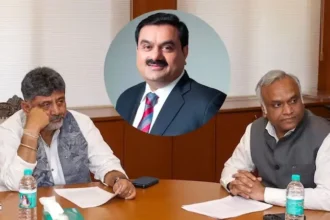 dk-shivakumar-adani-meeting-karnataka-politics-bjp-congress