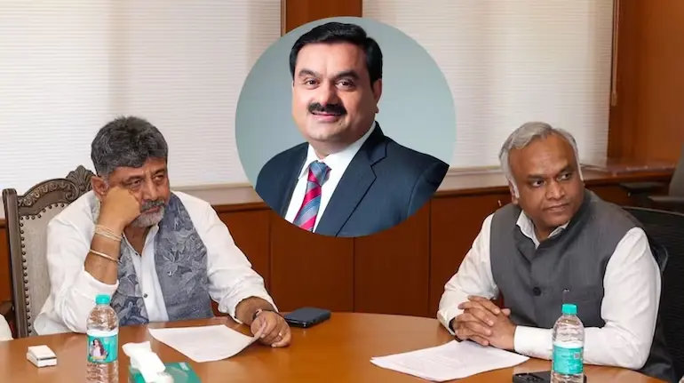 dk-shivakumar-adani-meeting-karnataka-politics-bjp-congress