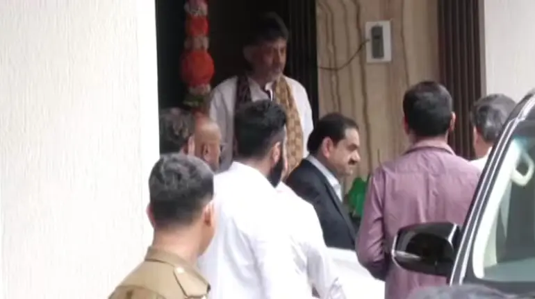 gautam-adani-meets-dk-shivakumar-bengaluru-tunnel-road-project