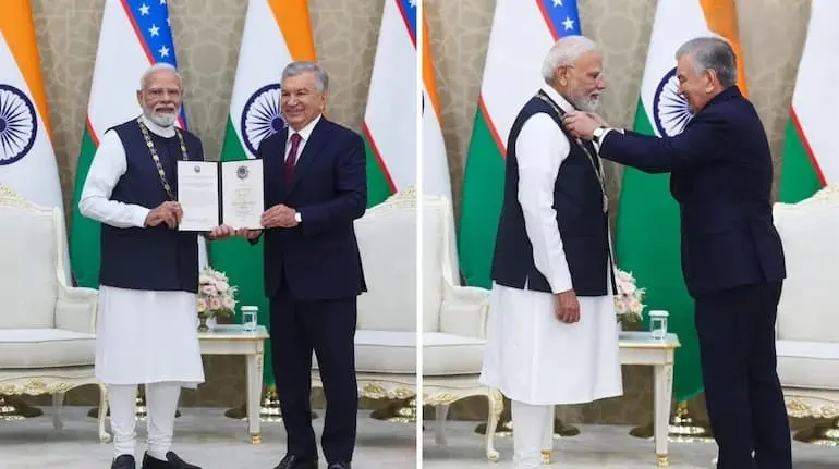 pm-modi-uzbekistan-highest-civilian-award-36th-international-award