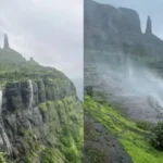 Naneghat Reverse Waterfall, नानेघाट रिवर्स वॉटरफॉल, Naneghat Waterfall, नानेघाट झरना, Reverse Waterfall Maharashtra, महाराष्ट्र रिवर्स वॉटरफॉल, Naneghat Reverse Waterfall Viral Video,