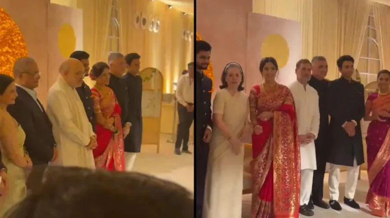 amit-shah-rahul-gandhi-same-frame-supriya-sule-daughter-reception-photo