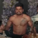 viral-wedding-video-friend-tattoo-groom-bride-face-chest-wedding-gift