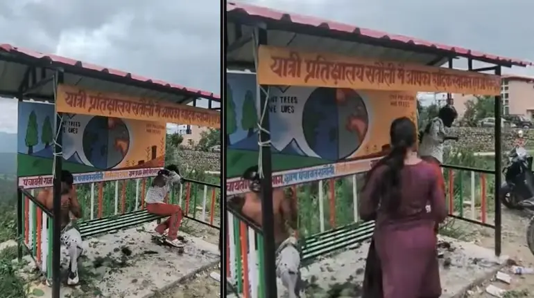 nainital-viral-video-molestation-accused-black-face-bichhu-booti-village-punishment