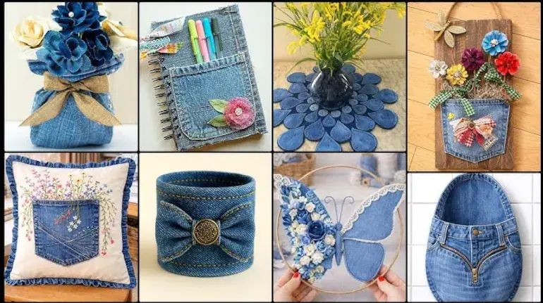 old-denim-diy-ideas-purani-jeans-se-decorative-items