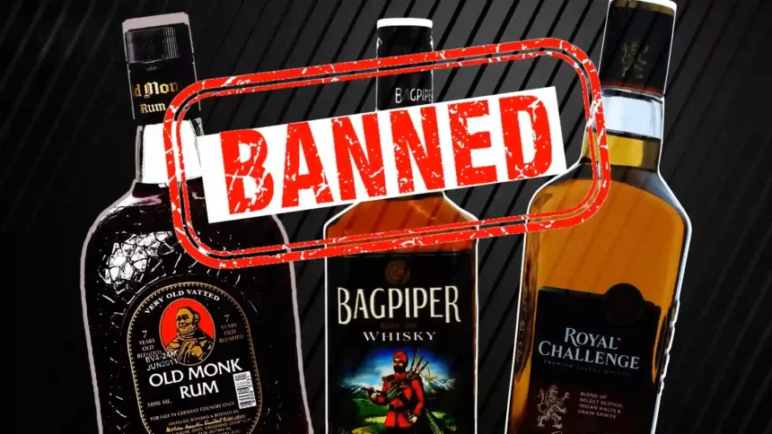 fssai-action-on-old-monk-mcdowells-bagpiper-royal-challenge-whisky-rum-ban-hindi