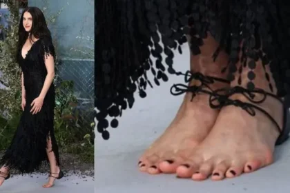 margaret-qualley-chanel-barefoot-sandals-the-dog-stars-premiere