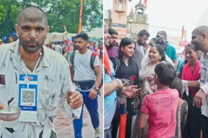 haridwar-kanwar-mela-youtuber-beggar-8-hours-4000-rupees