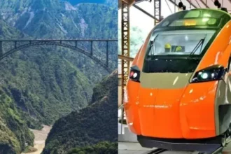 chenab-bridge-vande-bharat-100-speed-kashmir-route-timing-fare