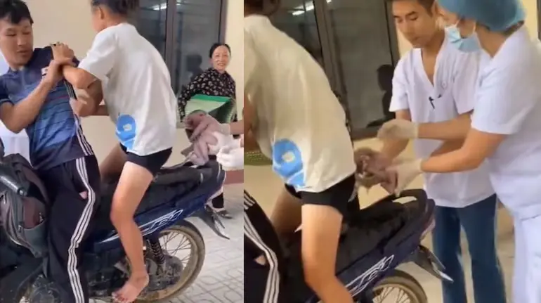 woman-gives-birth-on-bike-before-reaching-hospital-viral-video
