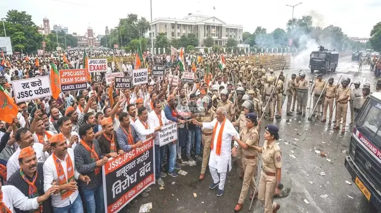 jharkhand-bandh-today-bjp-statewide-bandh-jpsc-jssc-student-protest-cbi-probe