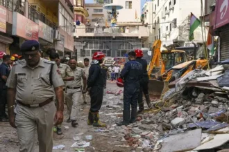 delhi-pg-collapse-satya-niketan-building-collapse-7-dead