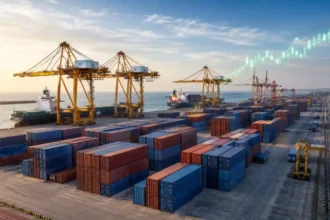 adani-ports-empty-container-yard-mundra-port-share-price