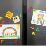 child-drawing-on-fridge-boost-confidence