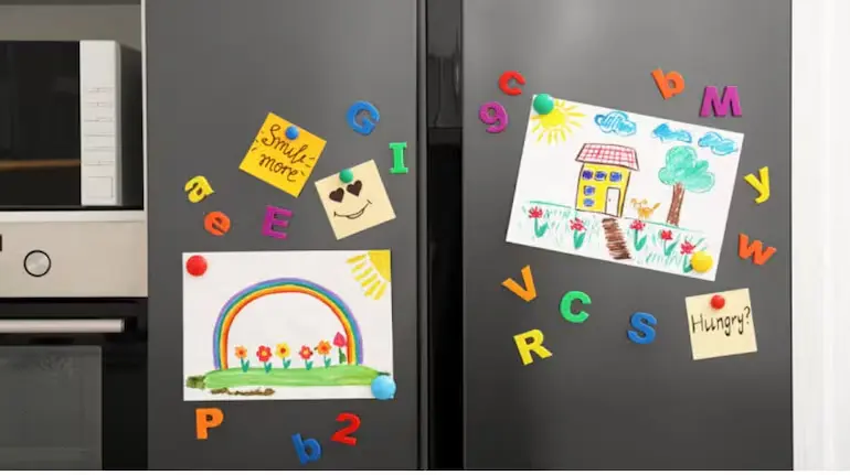 child-drawing-on-fridge-boost-confidence