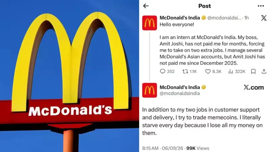 mcdonalds-india-x-account-hack-gen-z-intern-salary-claim