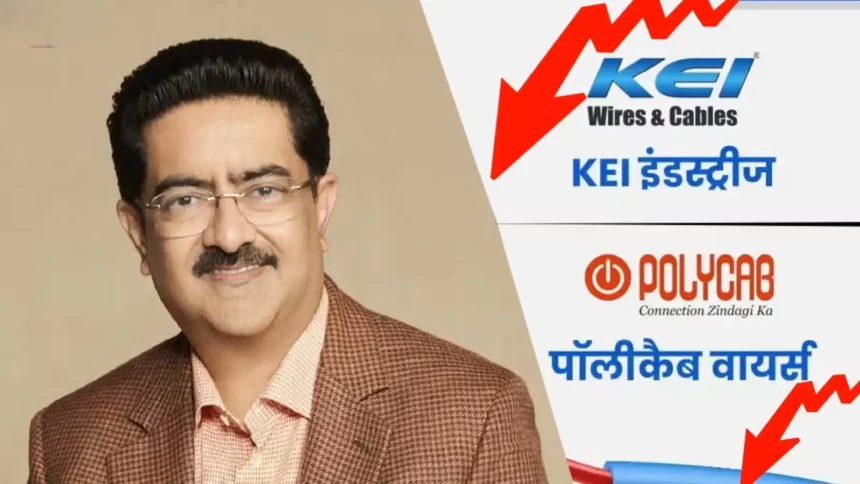 ultratech-ultravolt-wires-cables-entry-polycab-kei-industries-share-fall
